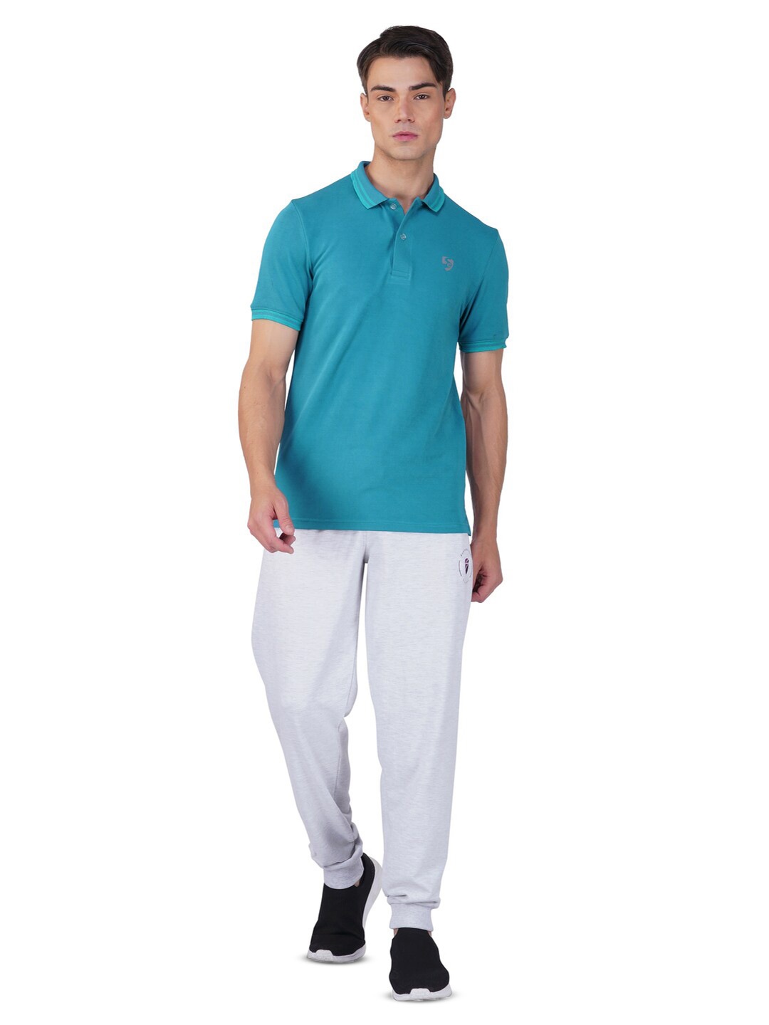 

SG Polo Collar Sports T-shirt, Teal