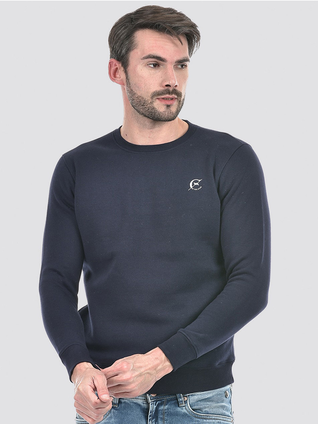 

Lawman pg3 Long Sleeves Cotton Pullover Sweatshirt, Navy blue