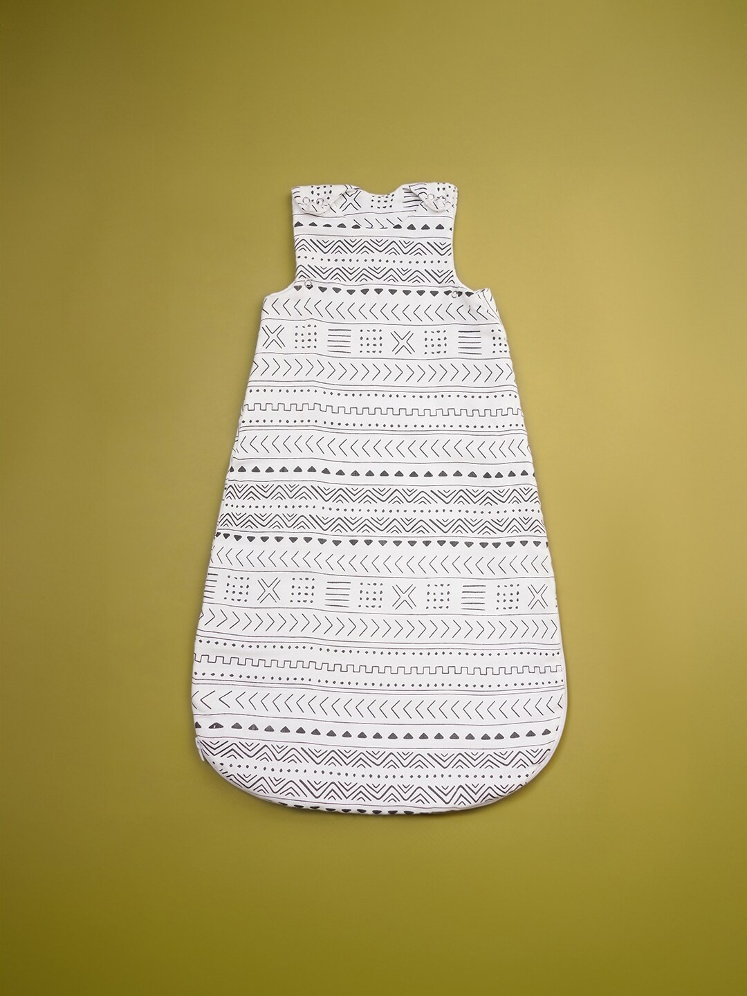 

Fancy Fluff Kids Printed Baby Sleeping Bag, White