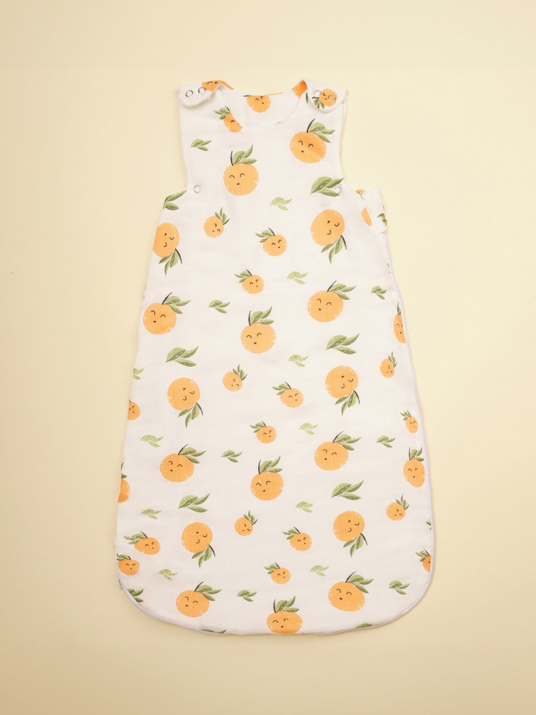 

Fancy Fluff Kids Printed Light Weight Sleeping Bag, White