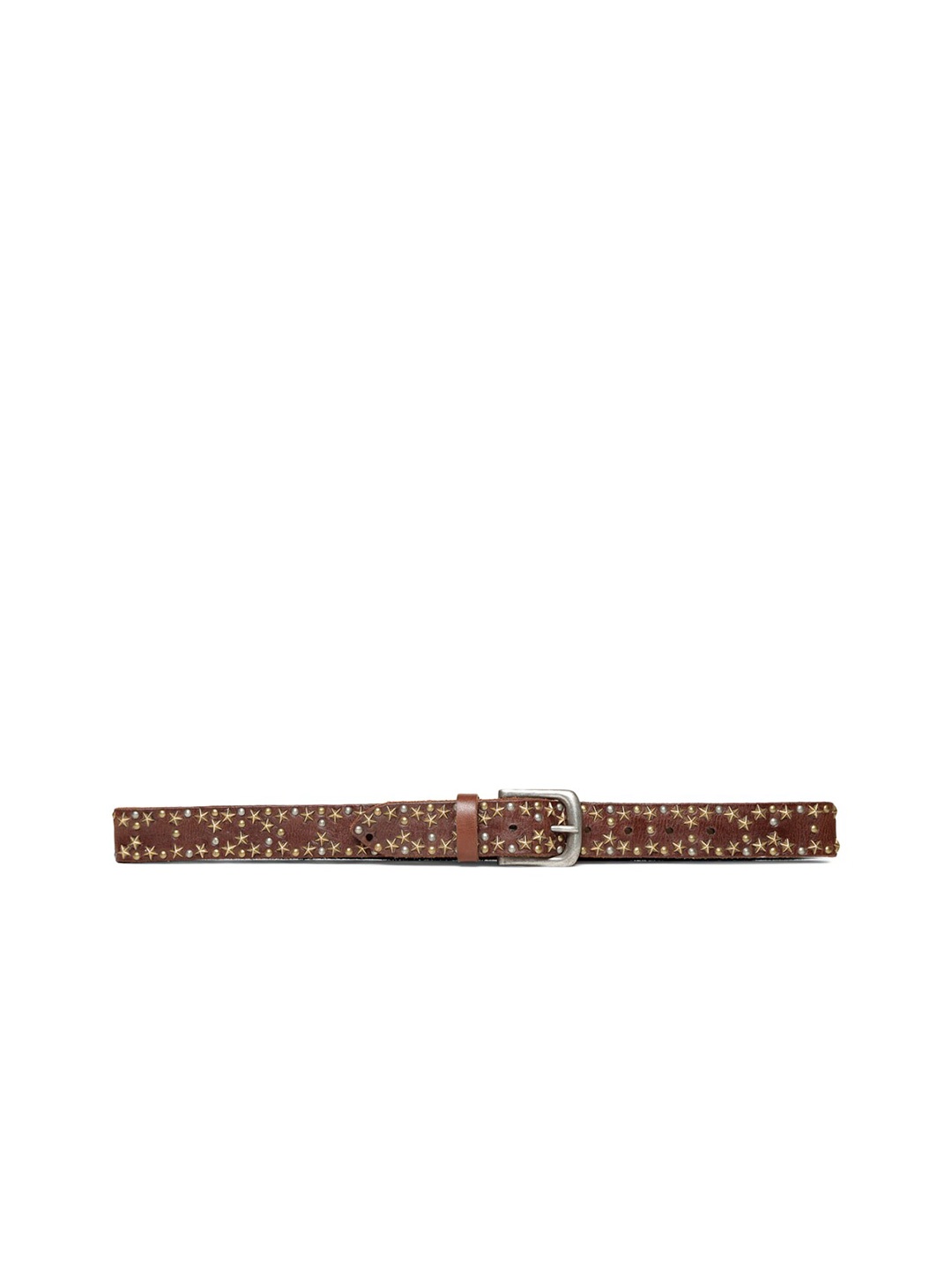 

ART N VINTAGE Women Embellished Leather Belt, Brown