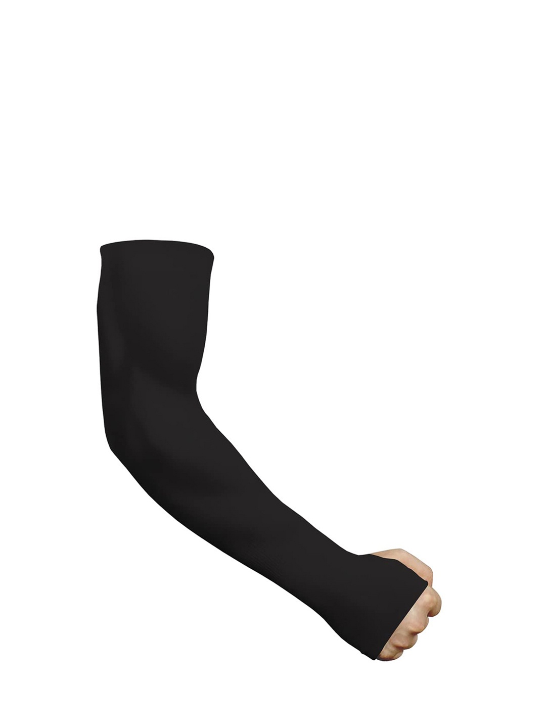 

CareDone Unisex UPF 50+ Breathable Fingerless Gloves, Black