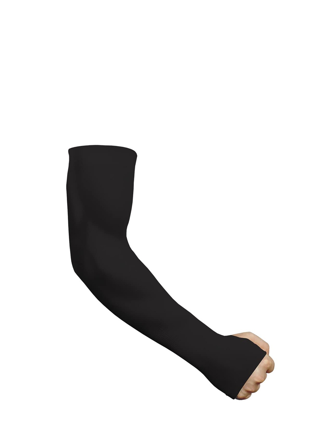 

CareDone Unisex UPF 50+ Breathable Fingerless Gloves, Black