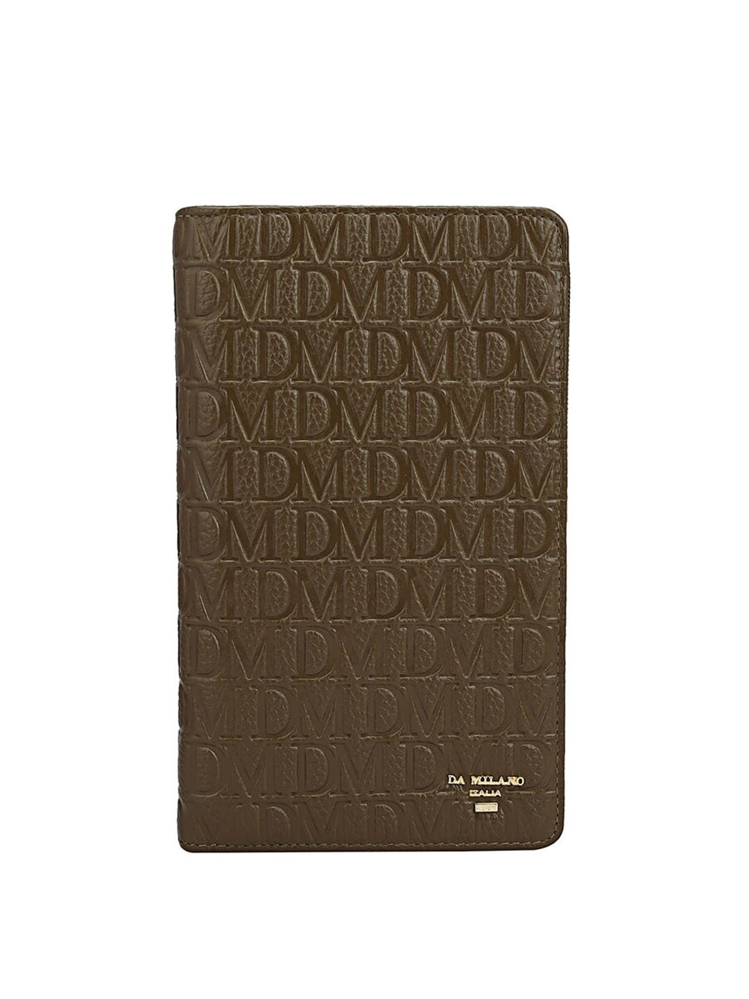 

Da Milano Textured Passport Cover, Brown