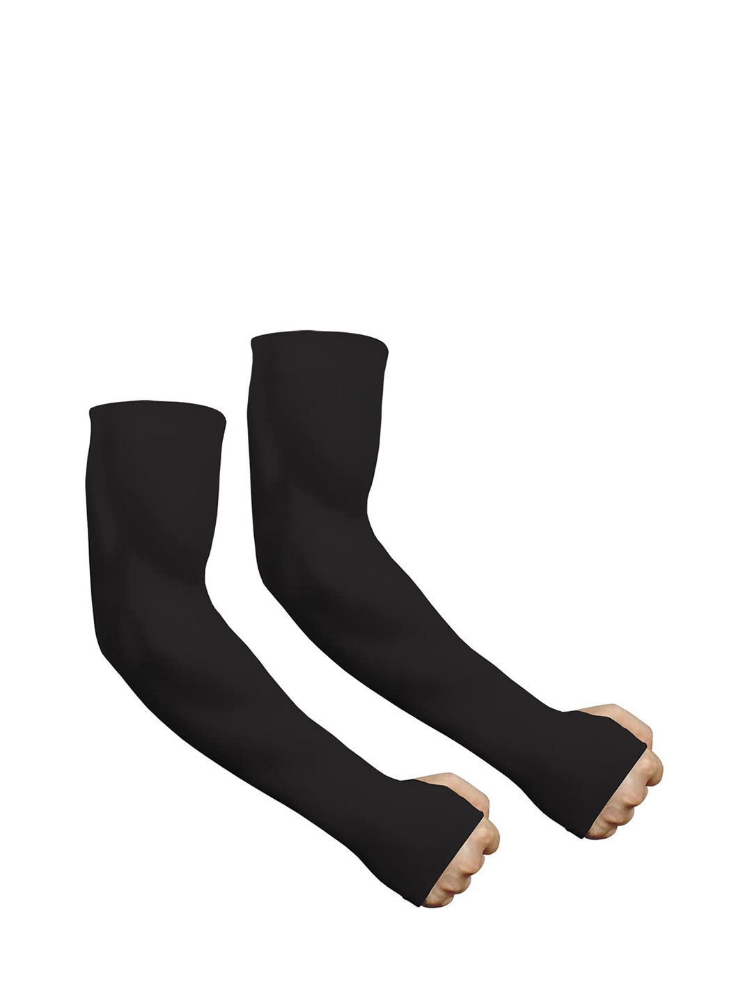 

CareDone Unisex Set Of 2 Winter Arm Sleeves Gloves, Black