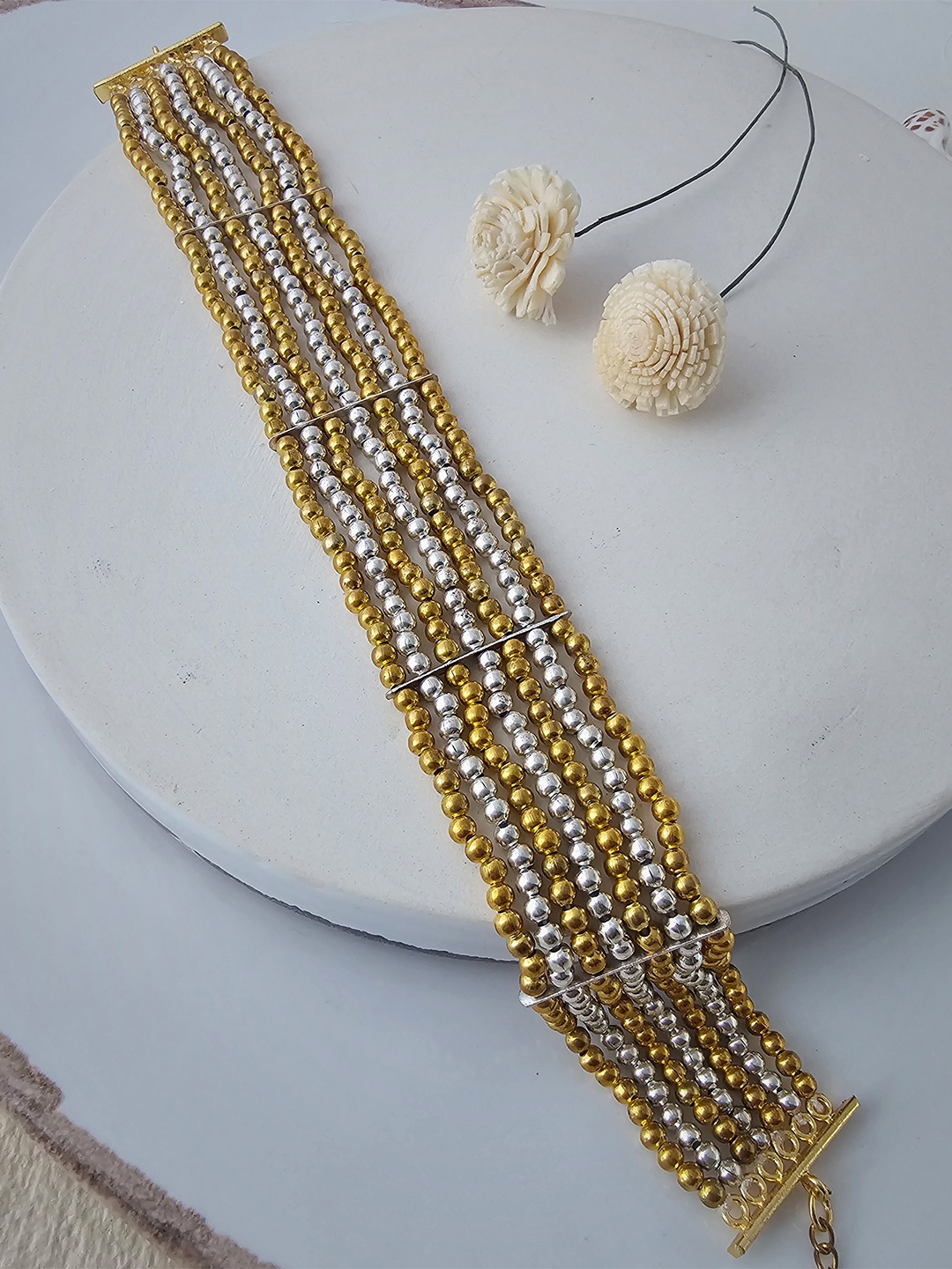 

Binnis Wardrobe Gold-Plated Anti-Tarnish Choker Necklace