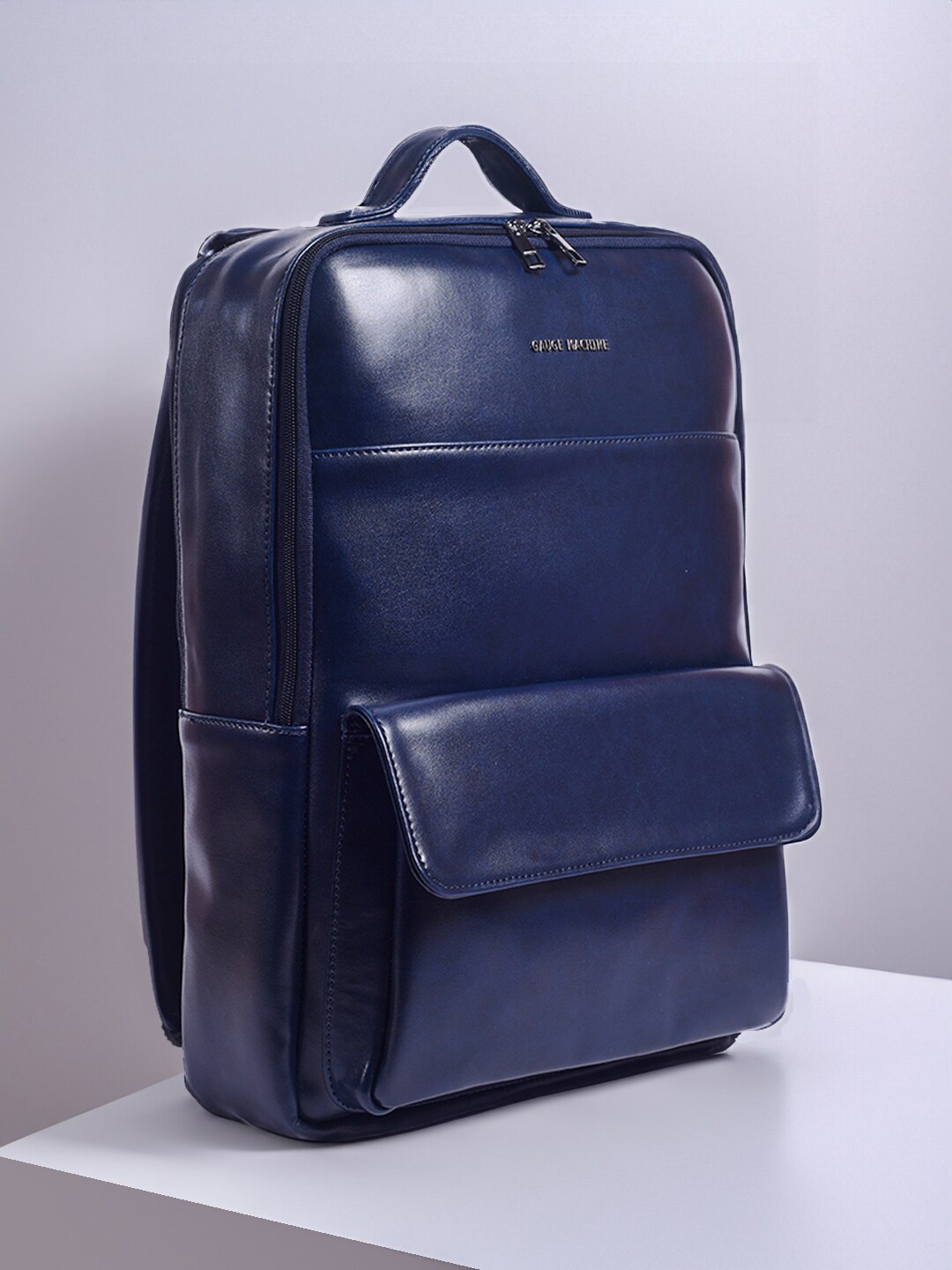 

Gauge Machine Navy-Weave Backpack, Navy blue