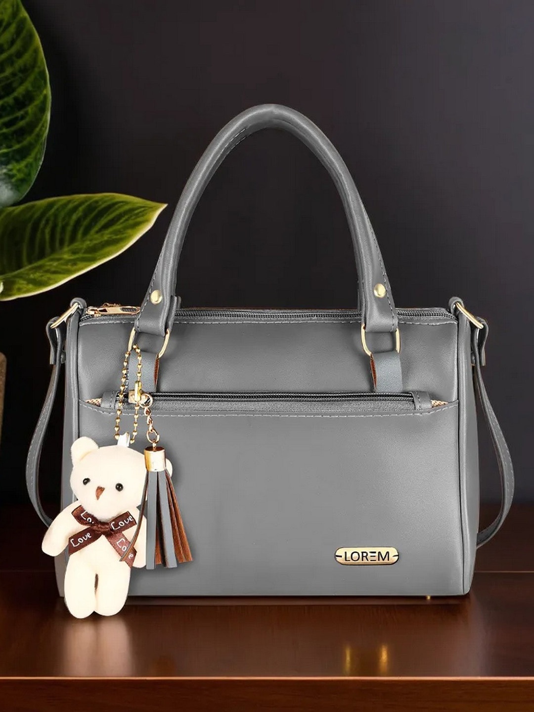 

LOREM Shopper Handheld Bag, Grey