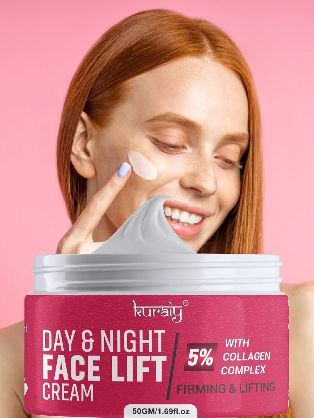 

KURAIY Day & Night Face Lift Cream - 50g, Orange