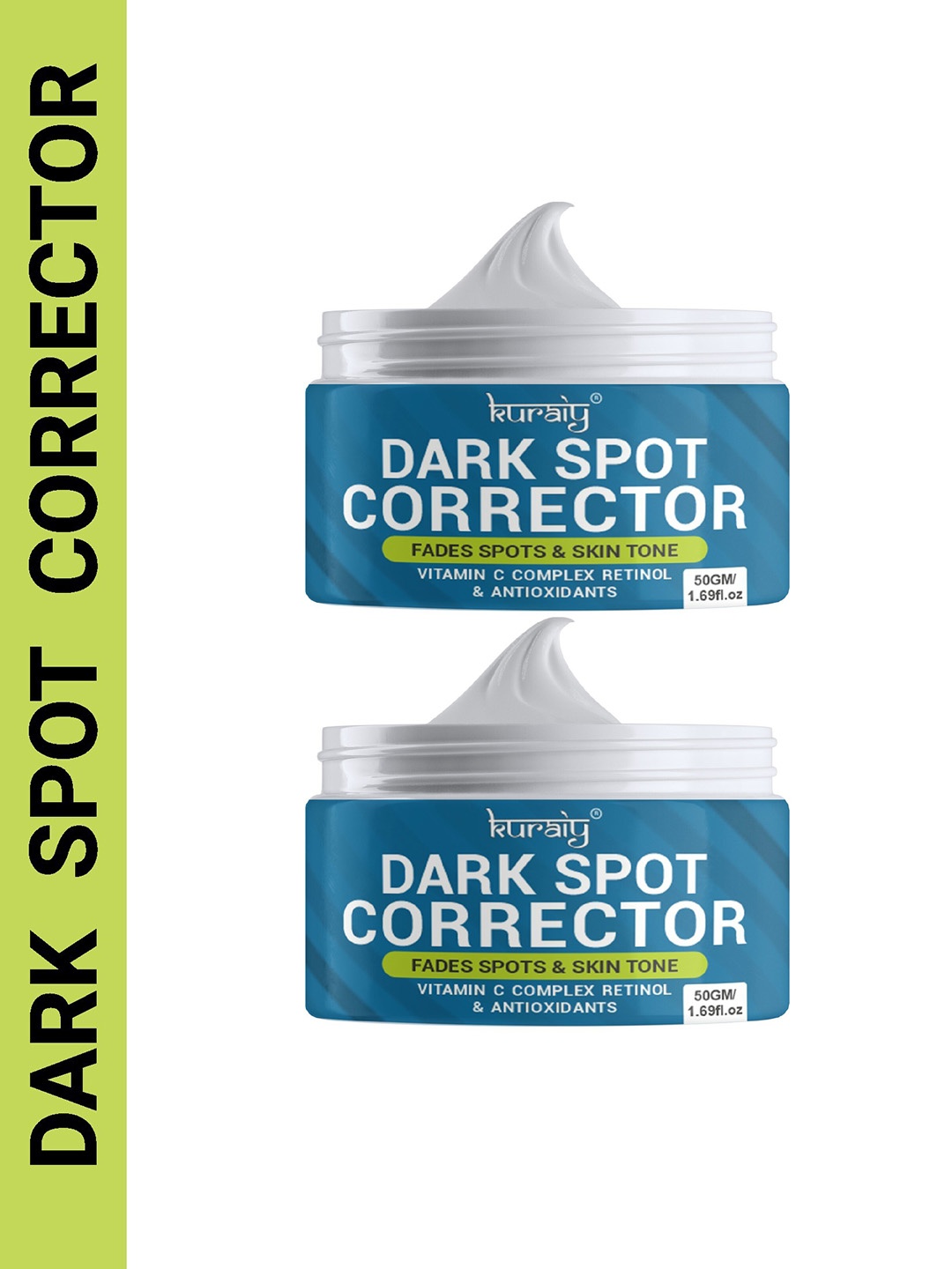 

KURAIY Set Of 2 Dark Spot Corrector Cream - 50g Each, Blue