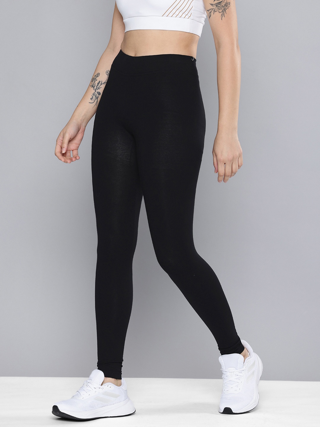 

Domyos By Decathlon Women Slim Coupe Gym Tights, Black