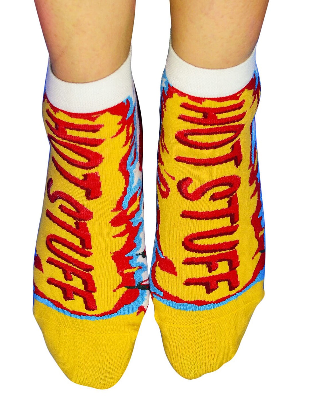 

Papa Socks Printed Ankle-Length Socks, Yellow