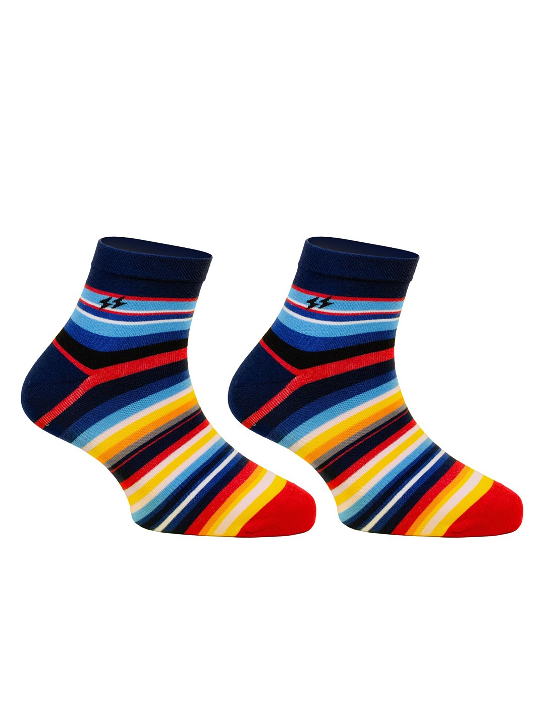 

Papa Socks Ruddy Blue Edition Ankle-Length Socks, Red