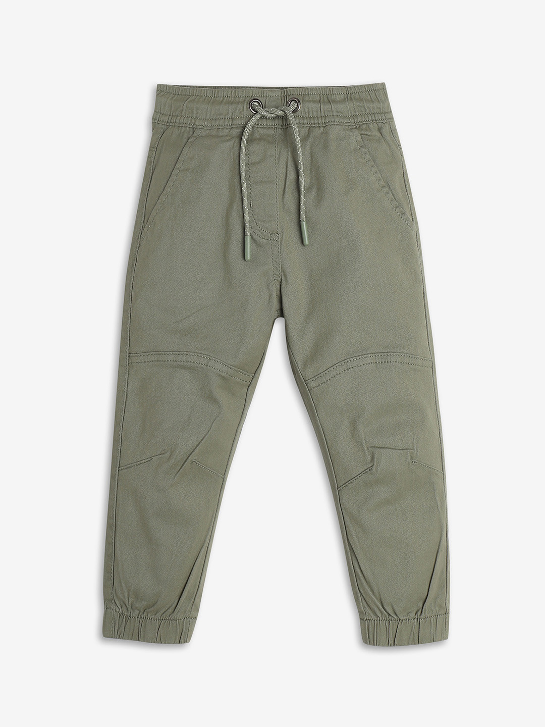 

R&B Boys Cotton Trousers, Olive