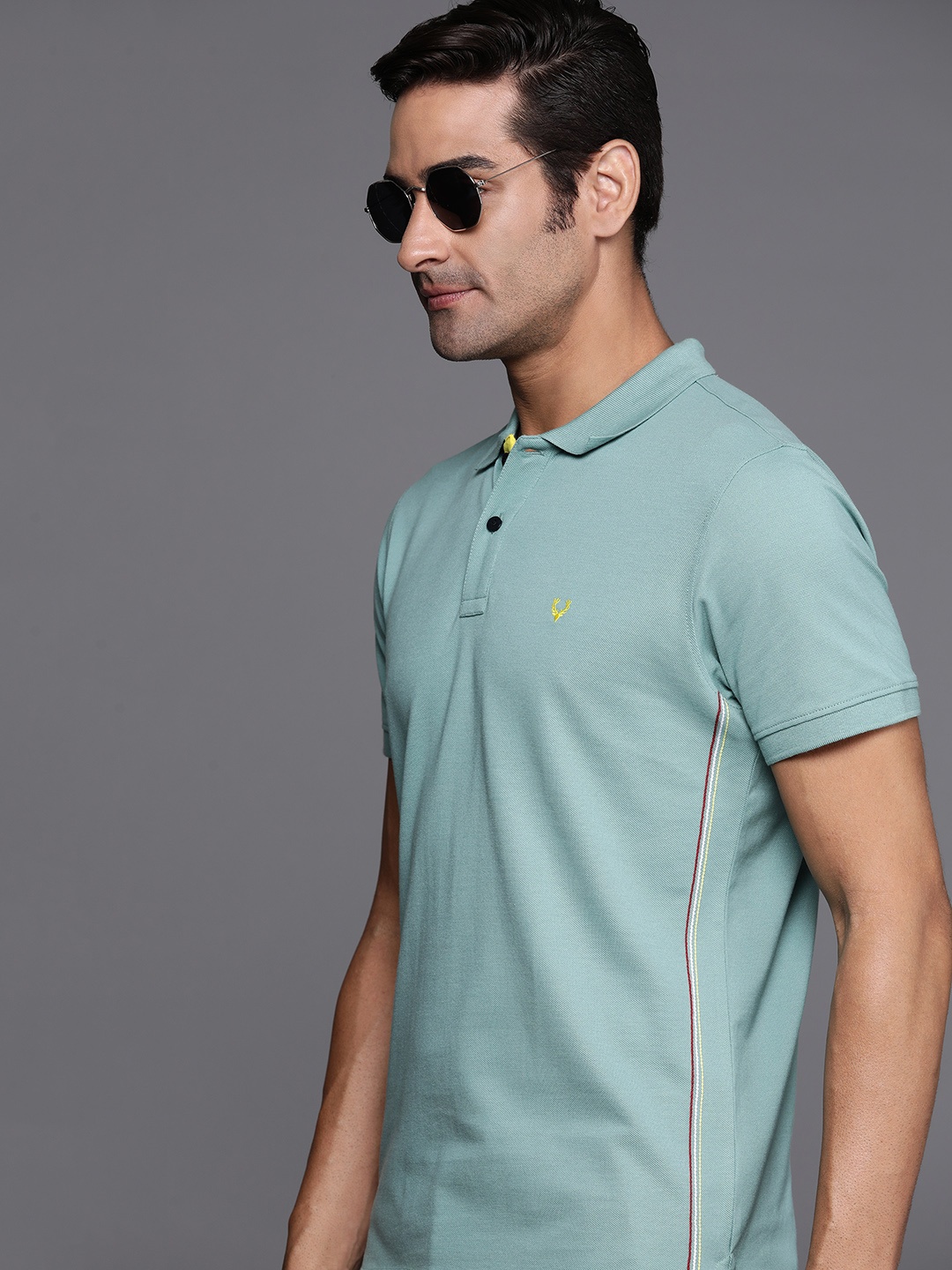 

Allen Solly Polo Collar T-shirt, Sea green