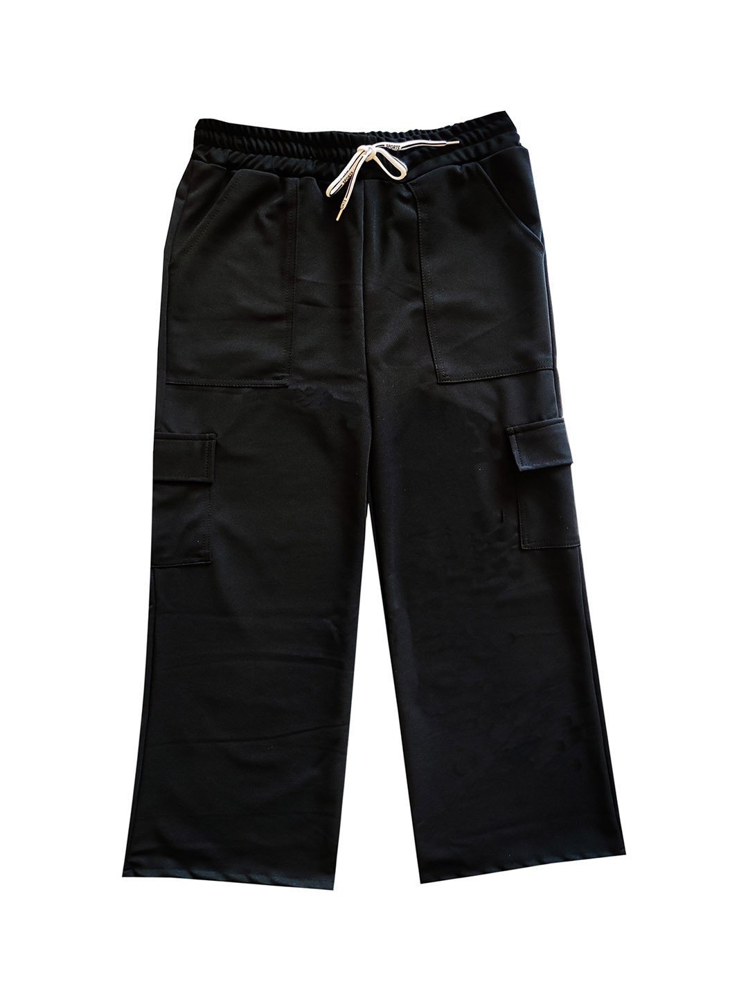 

BAESD Girls Original Loose Fit High-Rise Trousers, Black