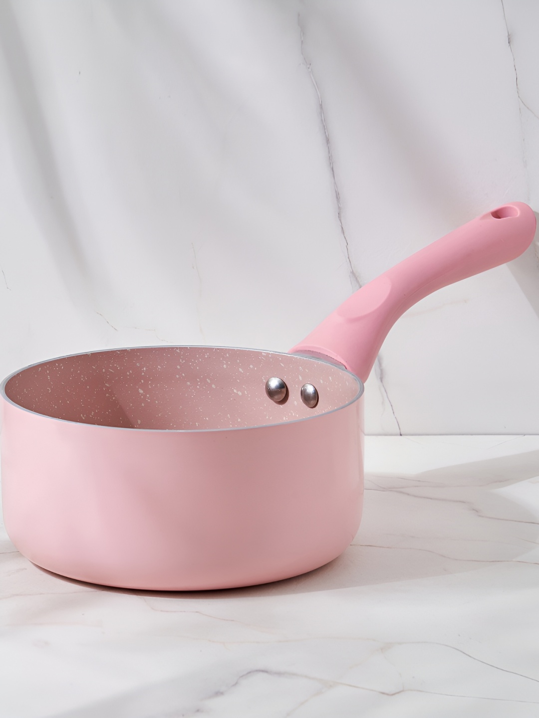 

Home Centre Colour Refresh Aluminium Non-Stick Milk Pan - 1.4L, Pink