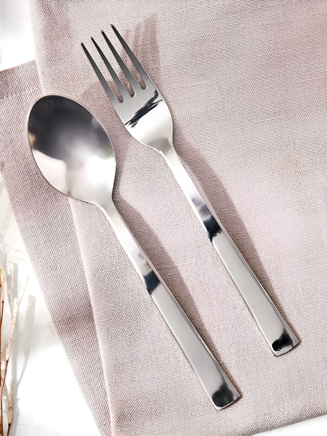 

Home Centre Silver 12 Pieces Stainless Steel Mixed Cutlery Sets