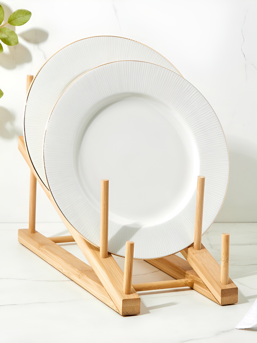 

Home Centre Brown Bamboo Dish Rack