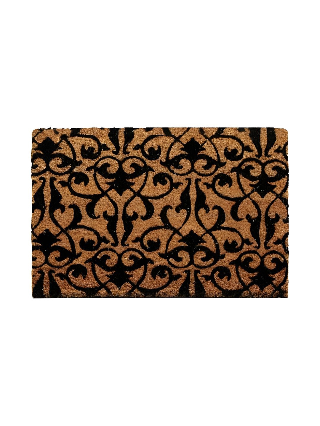 

Sapana Carpet-Mats Camel Brown & Black Printed Anti-Skid Doormat