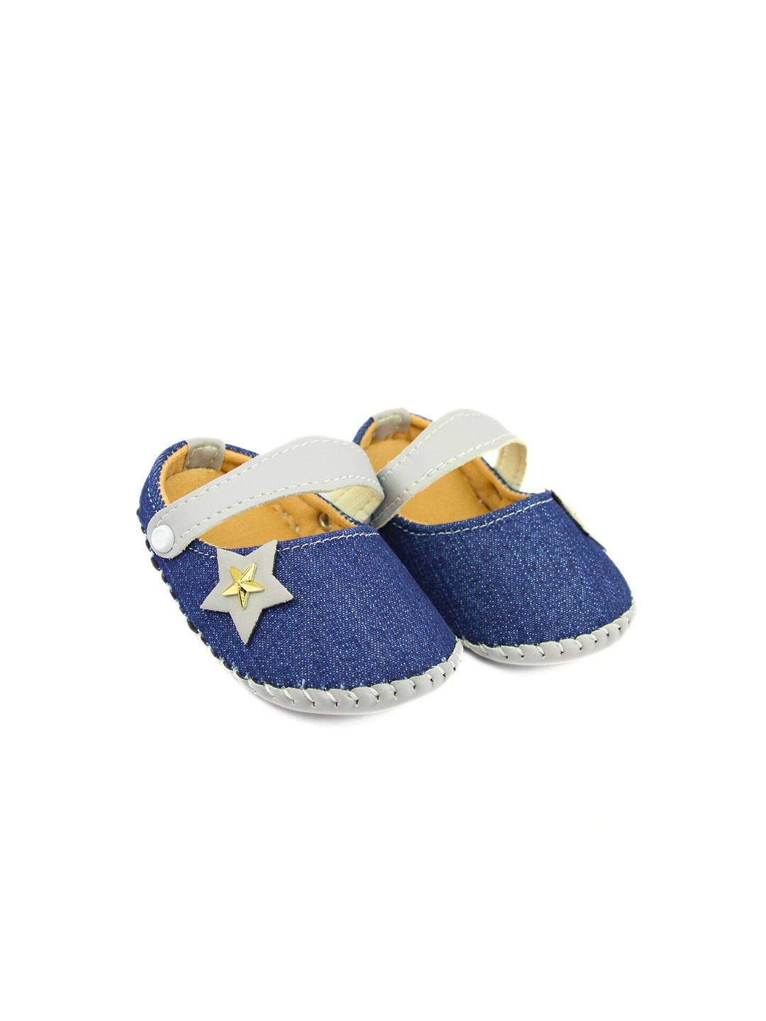 

BAESD Infants Girls Sling Back Booties, Navy blue