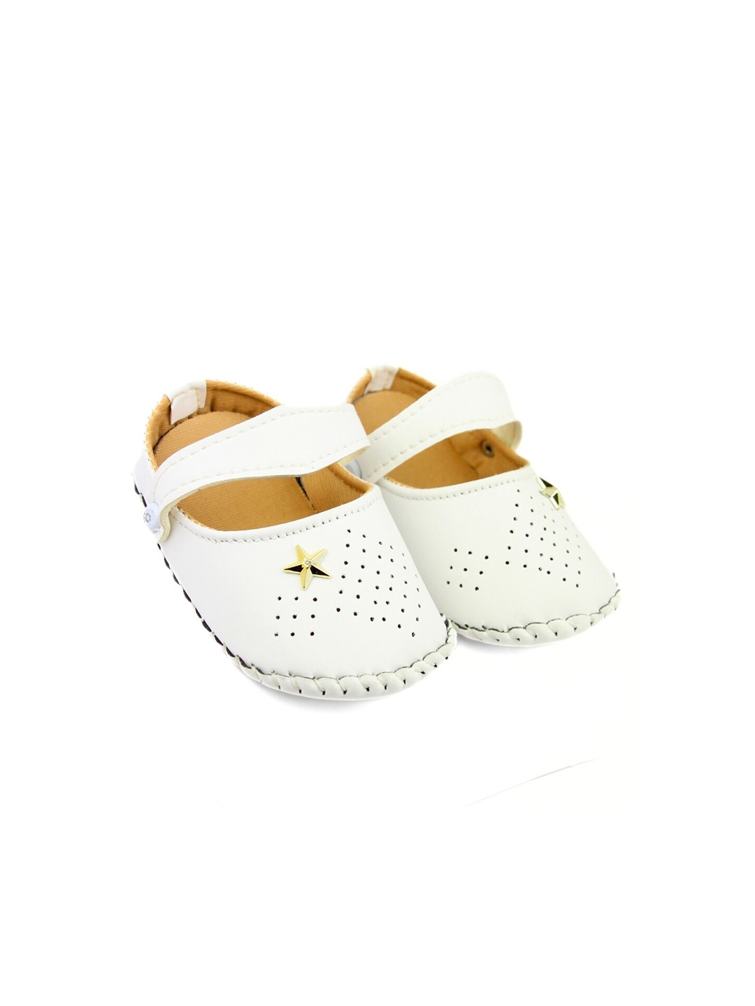 

BAESD Infants Girls Sling Back Booties, White