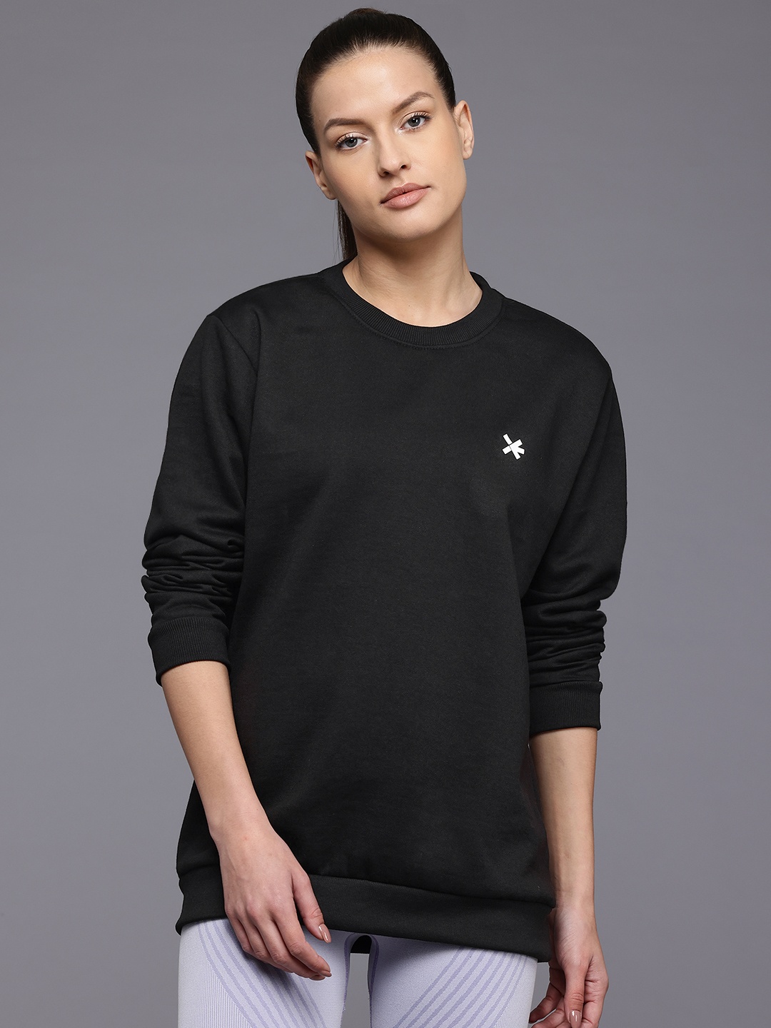 

HRX by Hrithik Roshan Round Neck Running Sweatshirt, Black