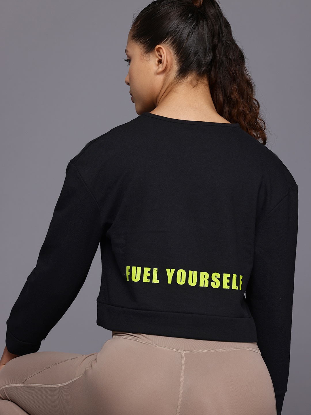 

HRX by Hrithik Roshan Pullover Training Sweatshirt, Black
