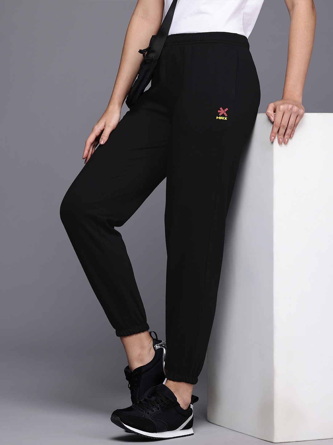 

HRX by Hrithik Roshan Women Regular Fit Joggers, Black