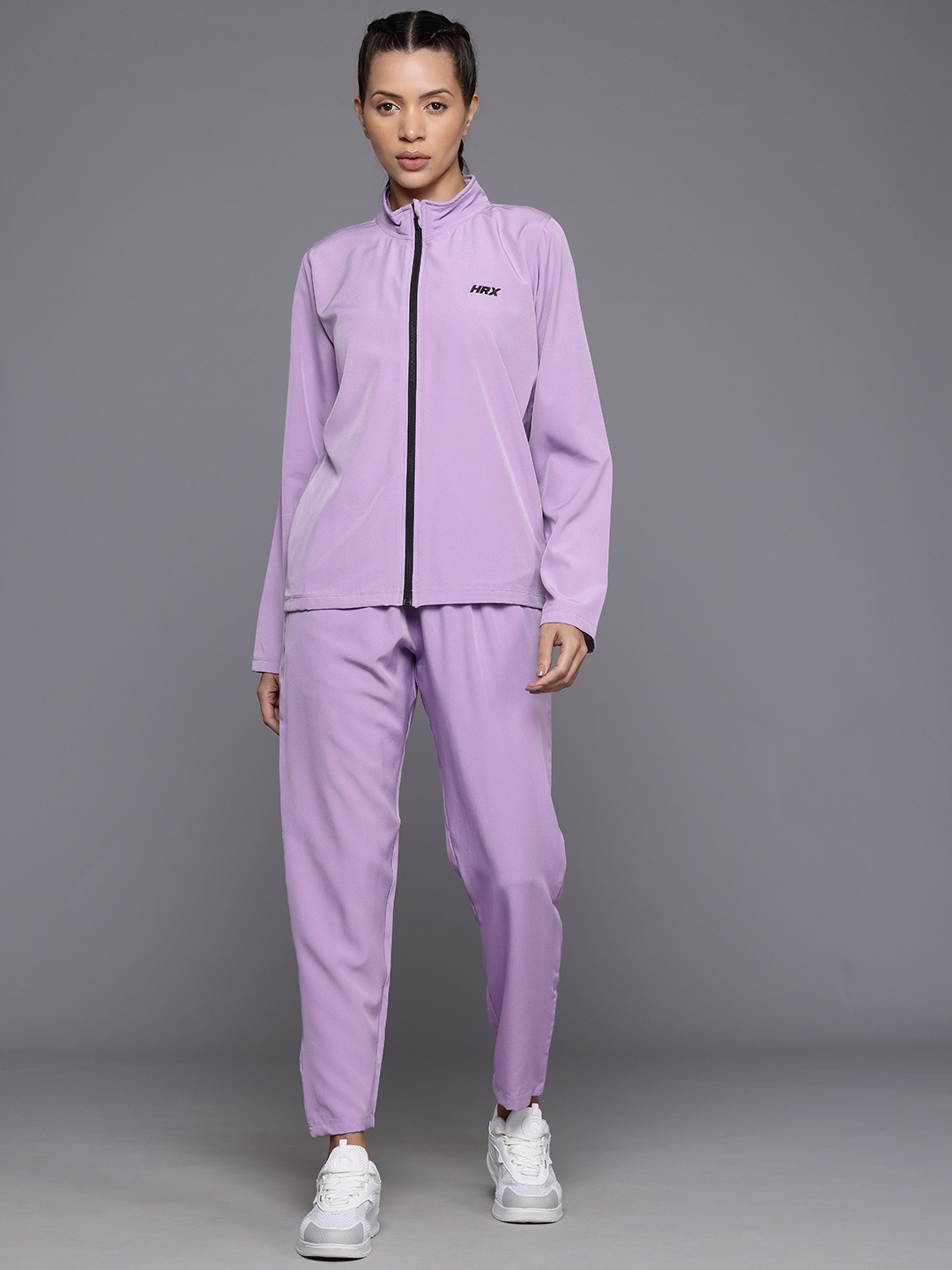 

HRX by Hrithik Roshan Women Regular Fit Tracksuit, Lavender