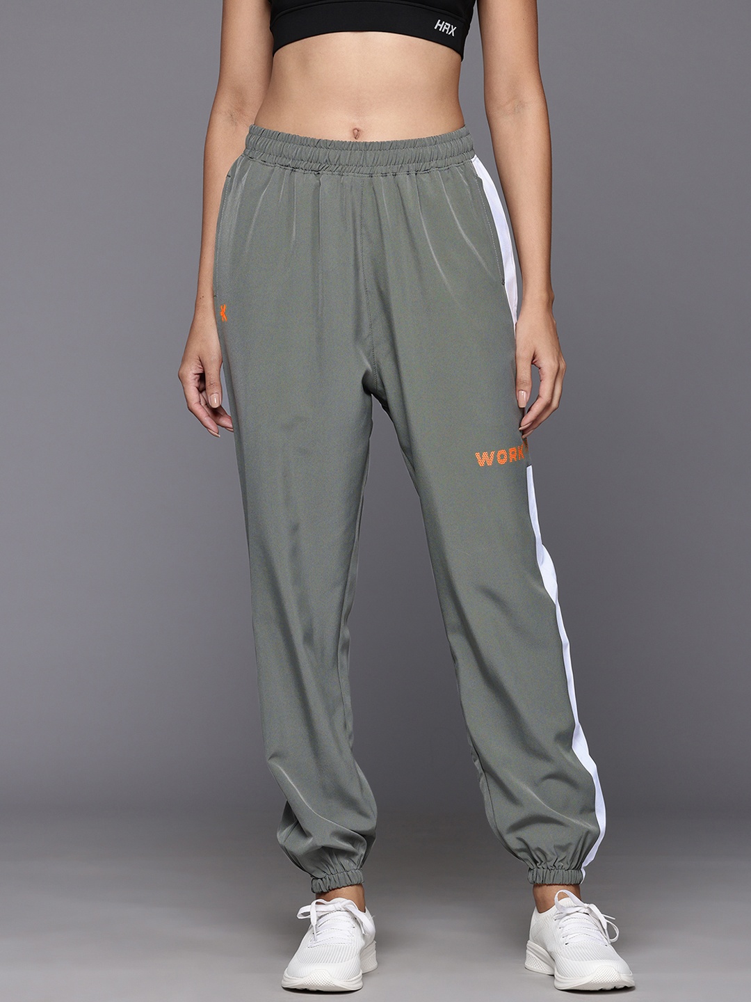 

HRX by Hrithik Roshan Women Rapid-Dry Training Joggers, Green