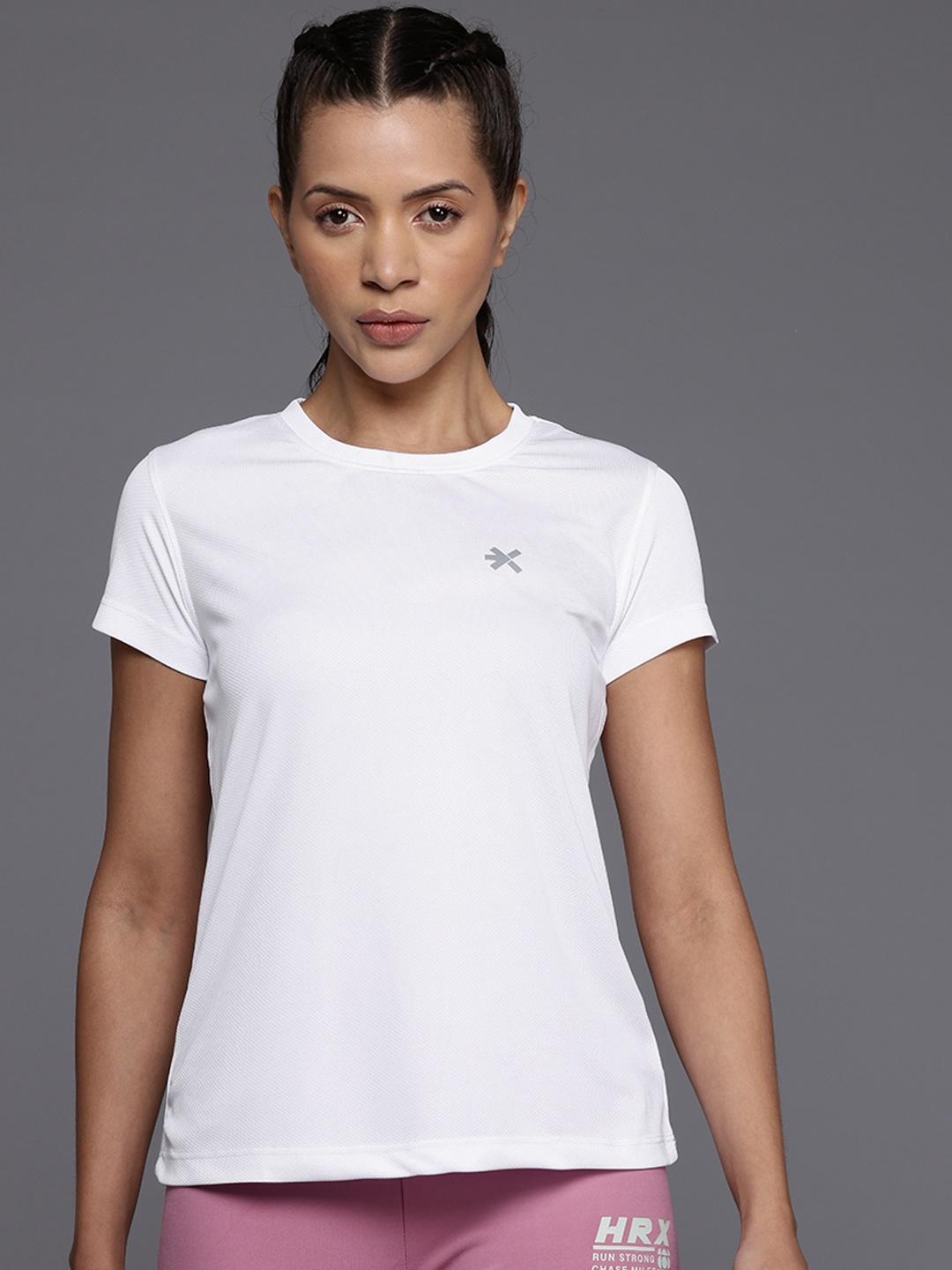 

HRX by Hrithik Roshan Women Rapid-Dry Running T-shirt, White