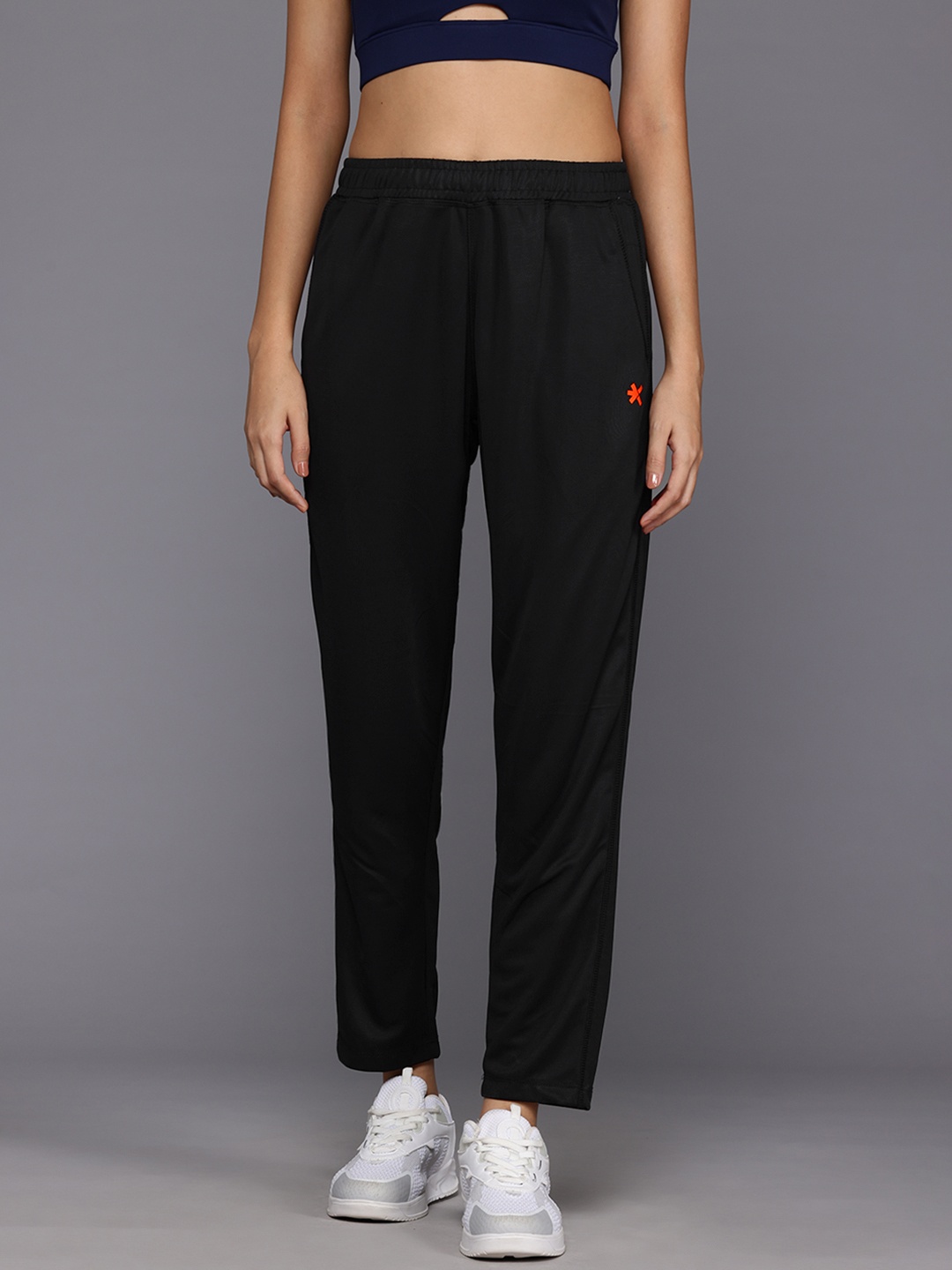 

HRX by Hrithik Roshan Women Rapid-Dry Training Track Pants, Black