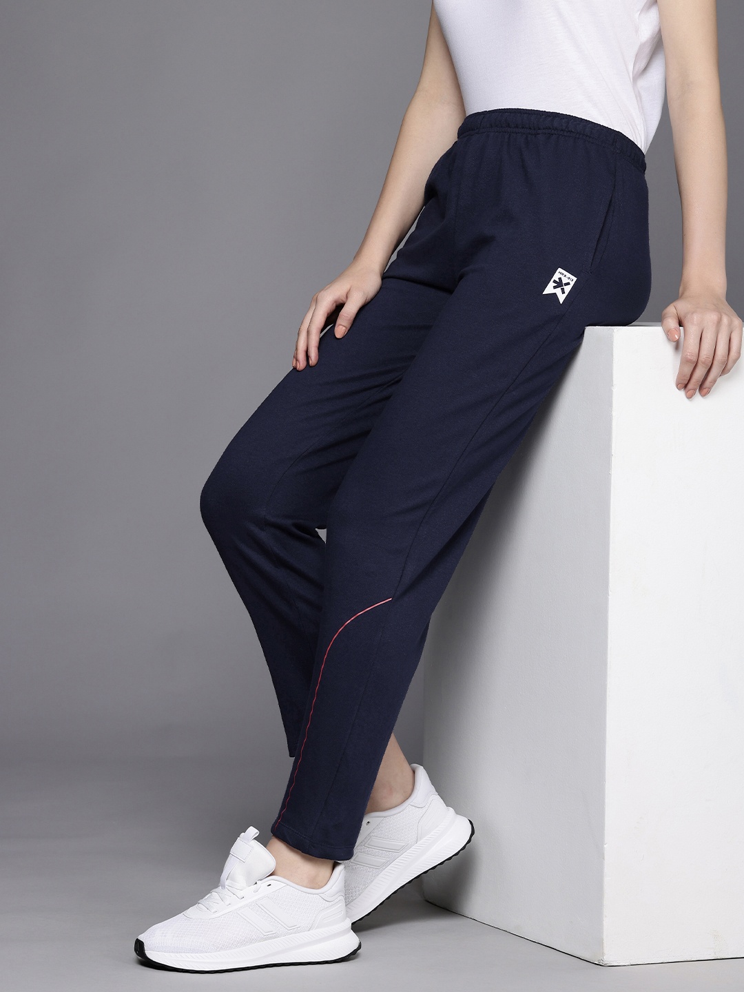 

HRX by Hrithik Roshan Women Olympic-Collection Lifestyle Track Pant, Navy blue