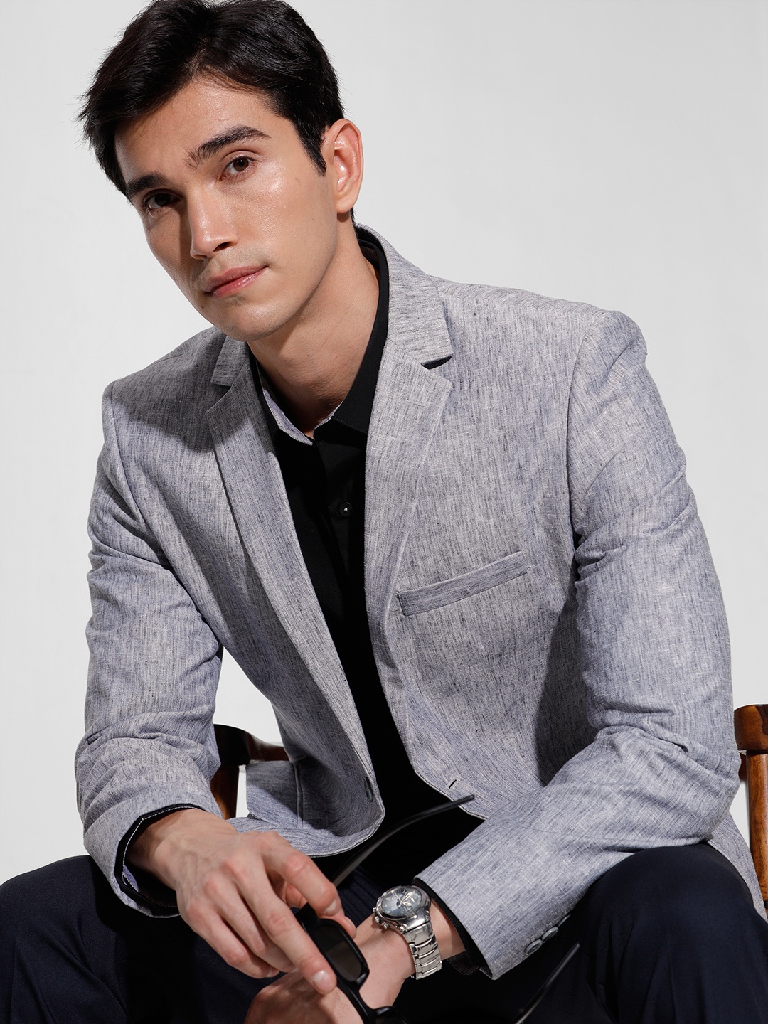 

INVICTUS Slim Fit Formal Blazer, Grey
