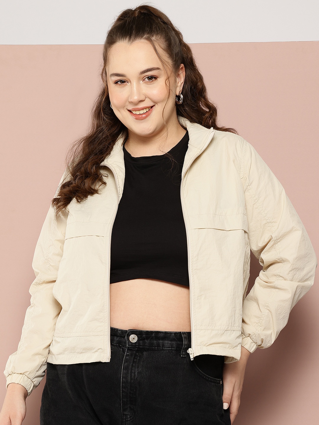 

Sztori Plus Size Tailored Jacket, Off white