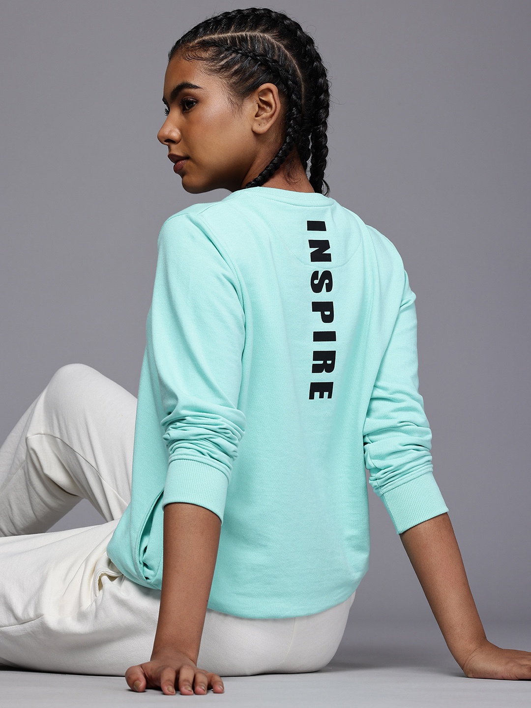 

HRX by Hrithik Roshan Printed Training Sweatshirt, Blue