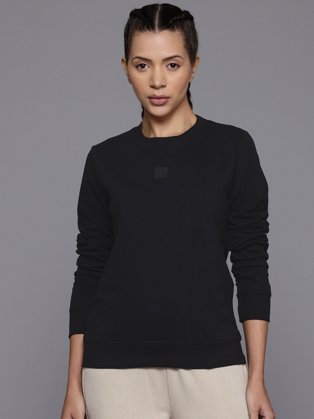 

HRX by Hrithik Roshan Lifestyle Sweatshirt, Black