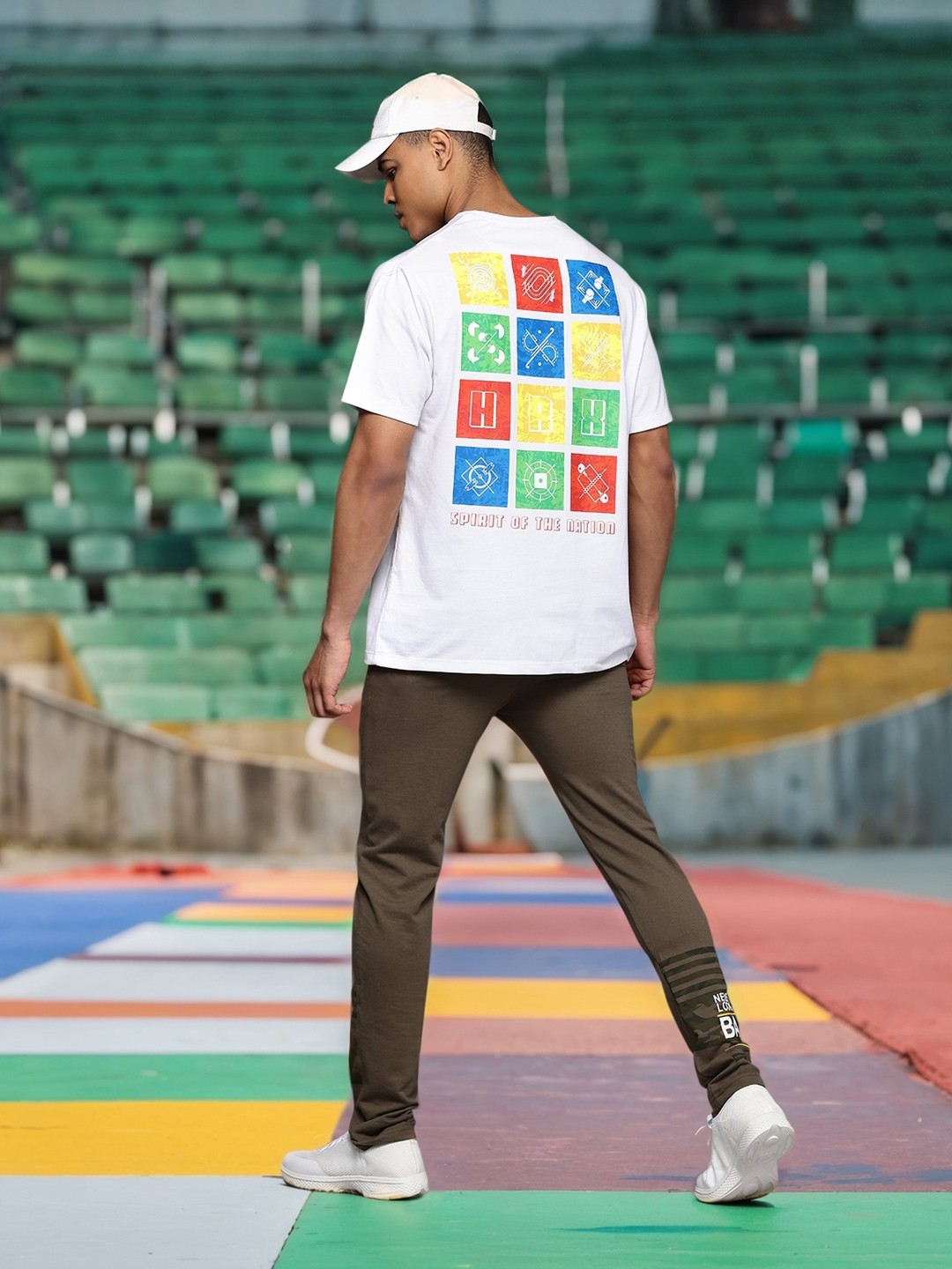 

HRX by Hrithik Roshan Printed Relaxed Fit T-shirt, White