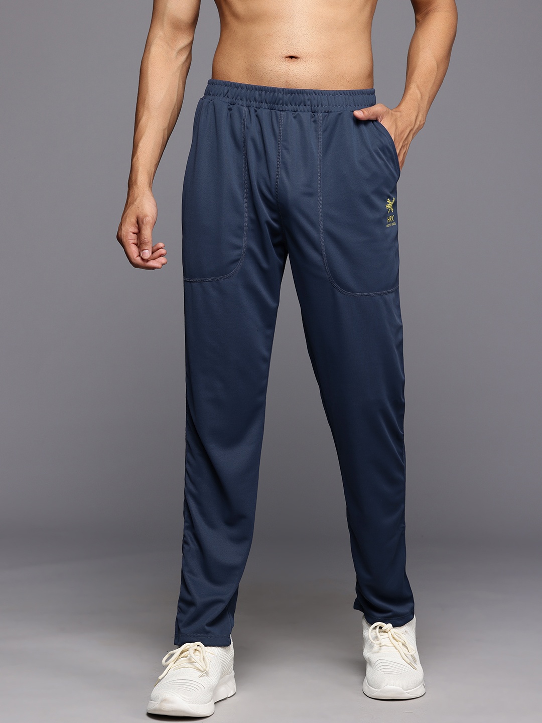 

HRX by Hrithik Roshan Men Rapid Dry Training Track Pants, Navy blue