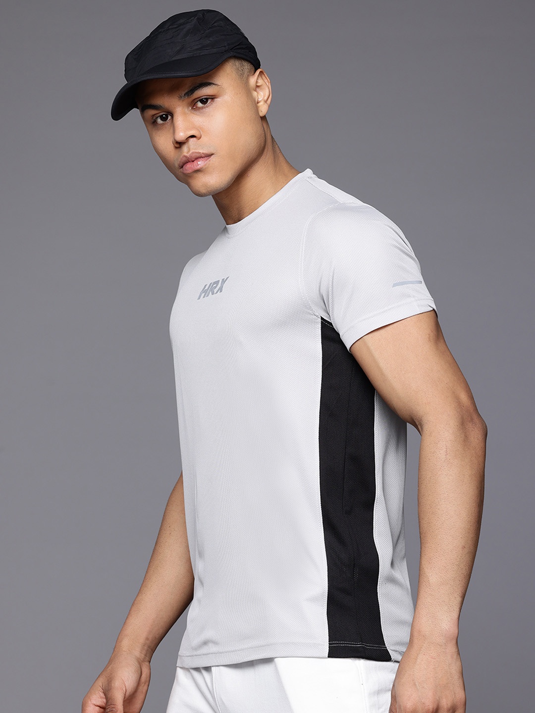 

HRX by Hrithik Roshan Rapid-Dry Running T-shirt, Grey