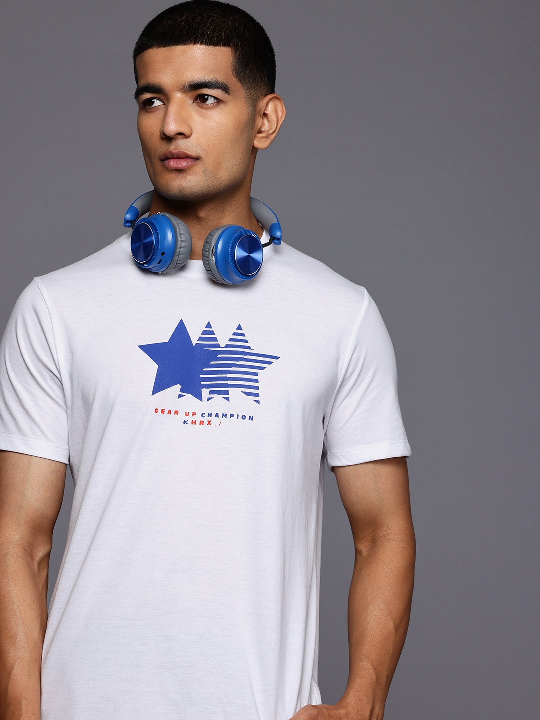 

HRX by Hrithik Roshan Printed Lifestyle T-shirt, White