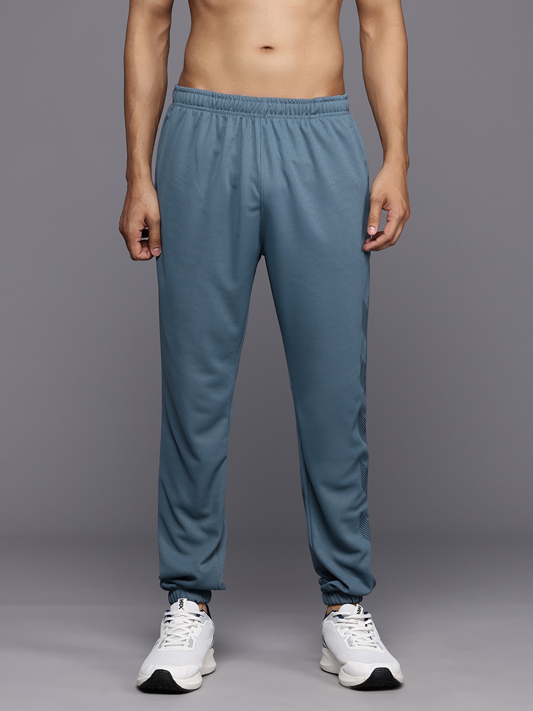 

HRX by Hrithik Roshan Men Rapid-Dry Training Joggers, Blue