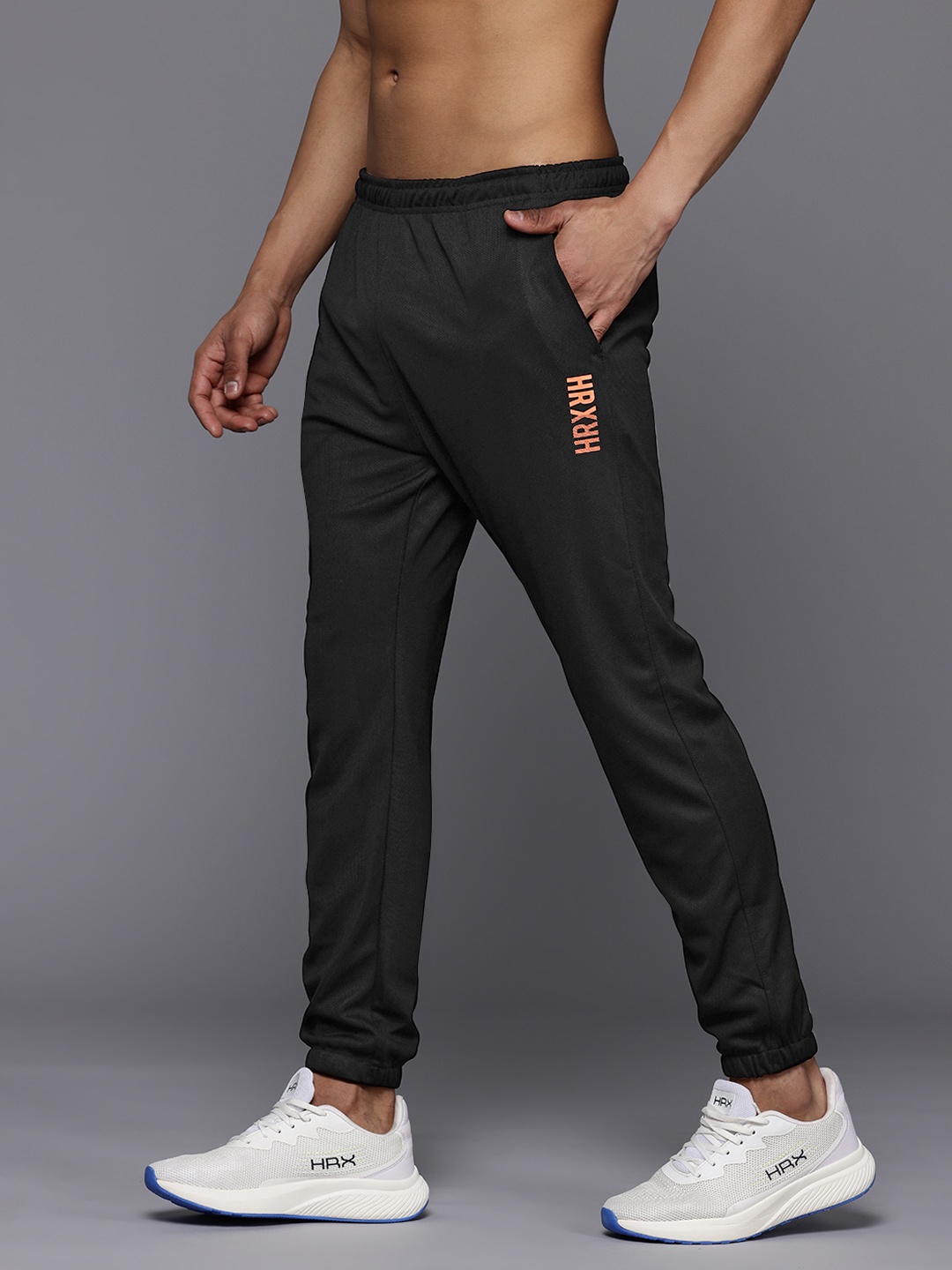 

HRX by Hrithik Roshan Rapid-Dry Training Joggers, Black