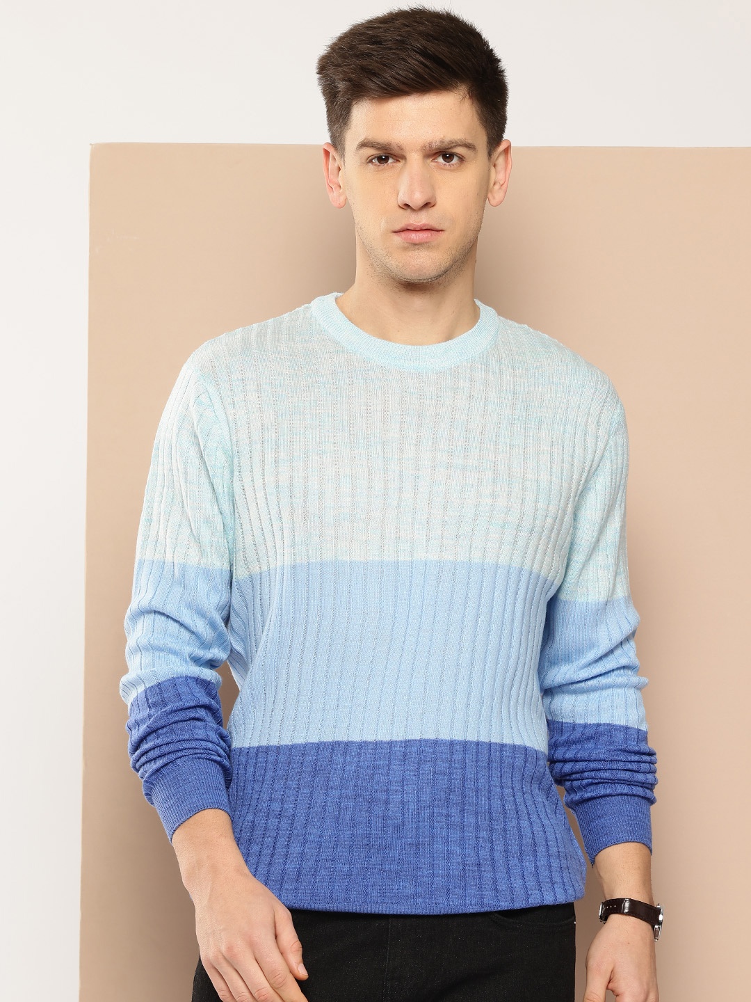 

INVICTUS Men Sweaters, Blue