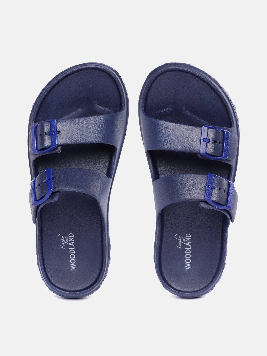 

Woodland Men Buckle Detail Sliders, Navy blue