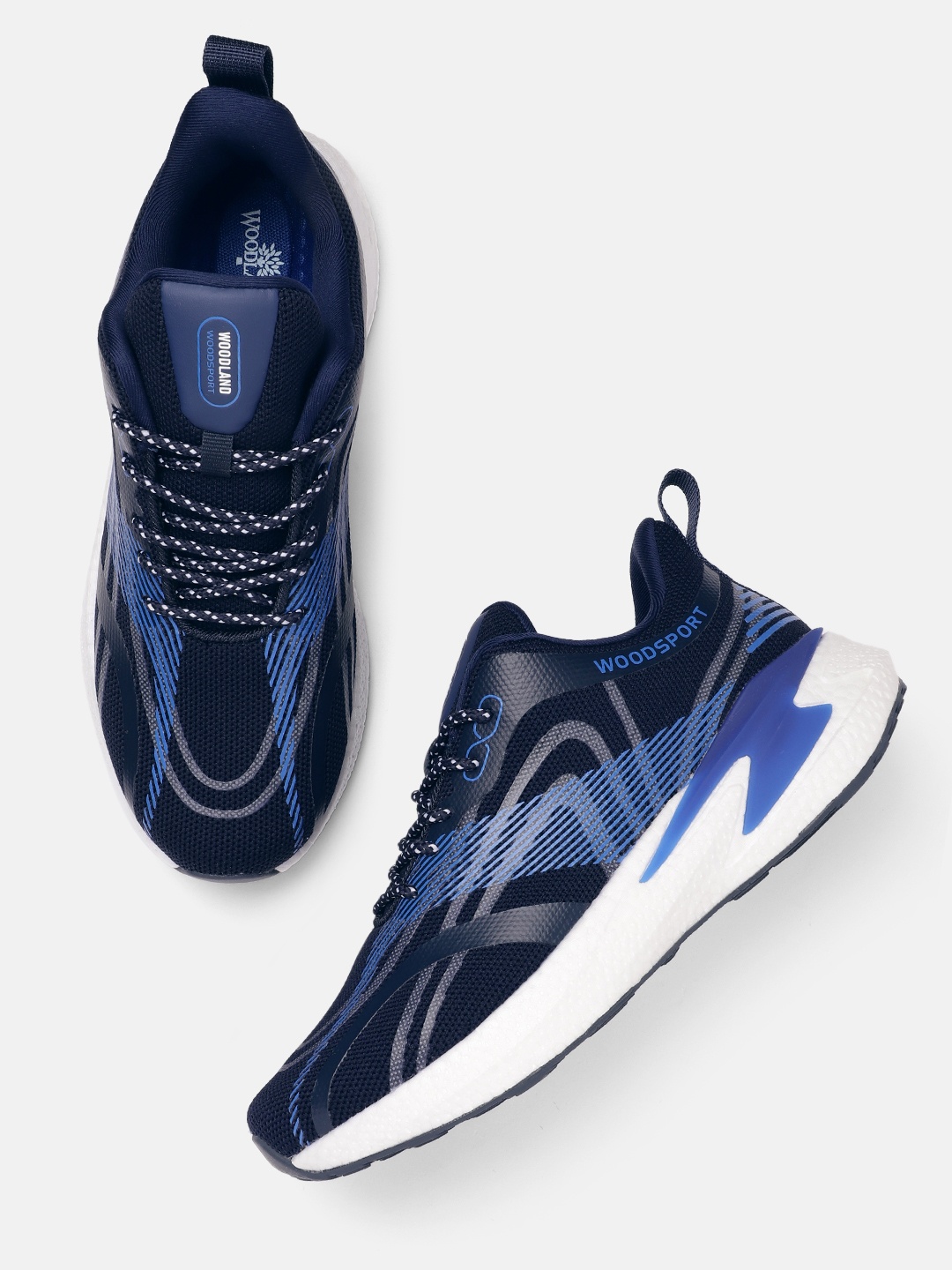 

Woodland Men Running Shoes, Navy blue