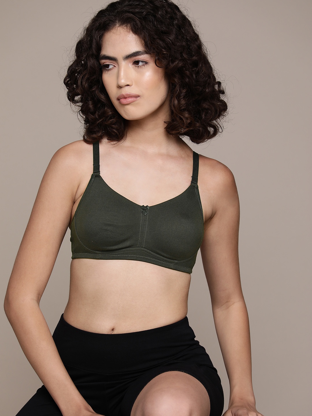 

Roadster Full Coverage T-shirt Bra, Olive