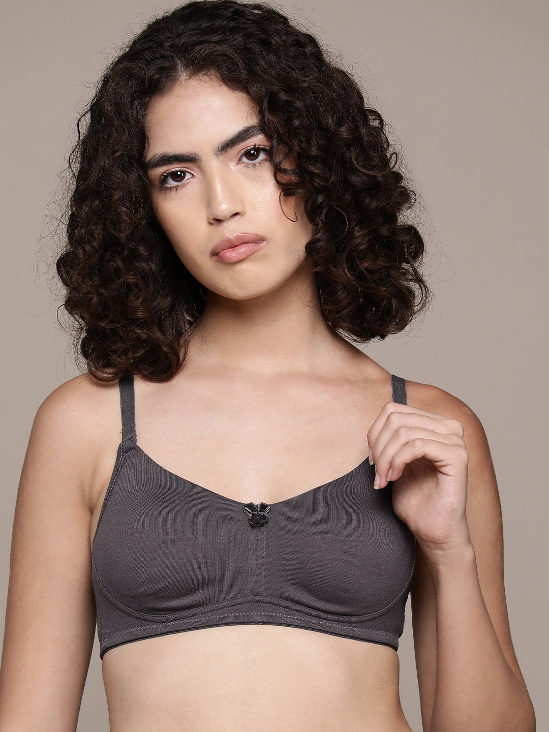 

Roadster Full Coverage T-shirt Bra, Grey