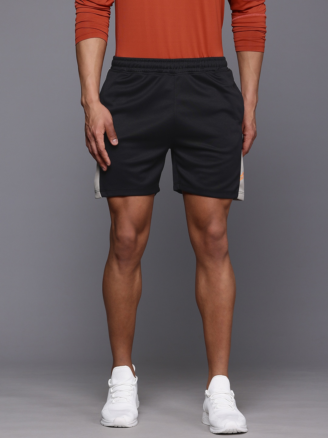 

HRX by Hrithik Roshan Men Rapid-Dry Running Shorts, Black